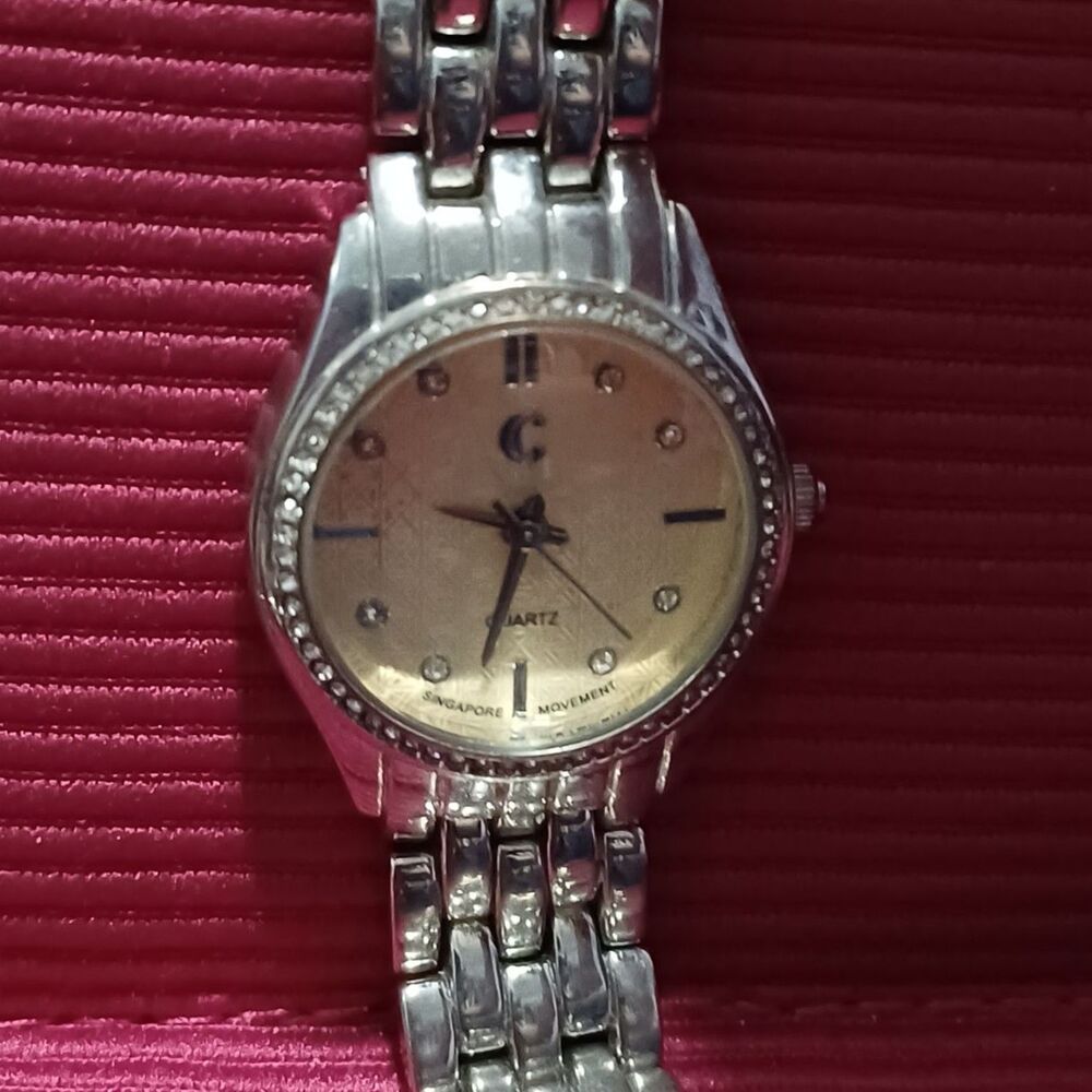 CHARMING CHARLIE Silver and Rhinestone Watch - Picture 2 of 3